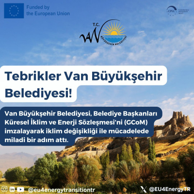 Van Metropolitan Municipality Joins the Global Covenant of Mayors for Climate and Energy!